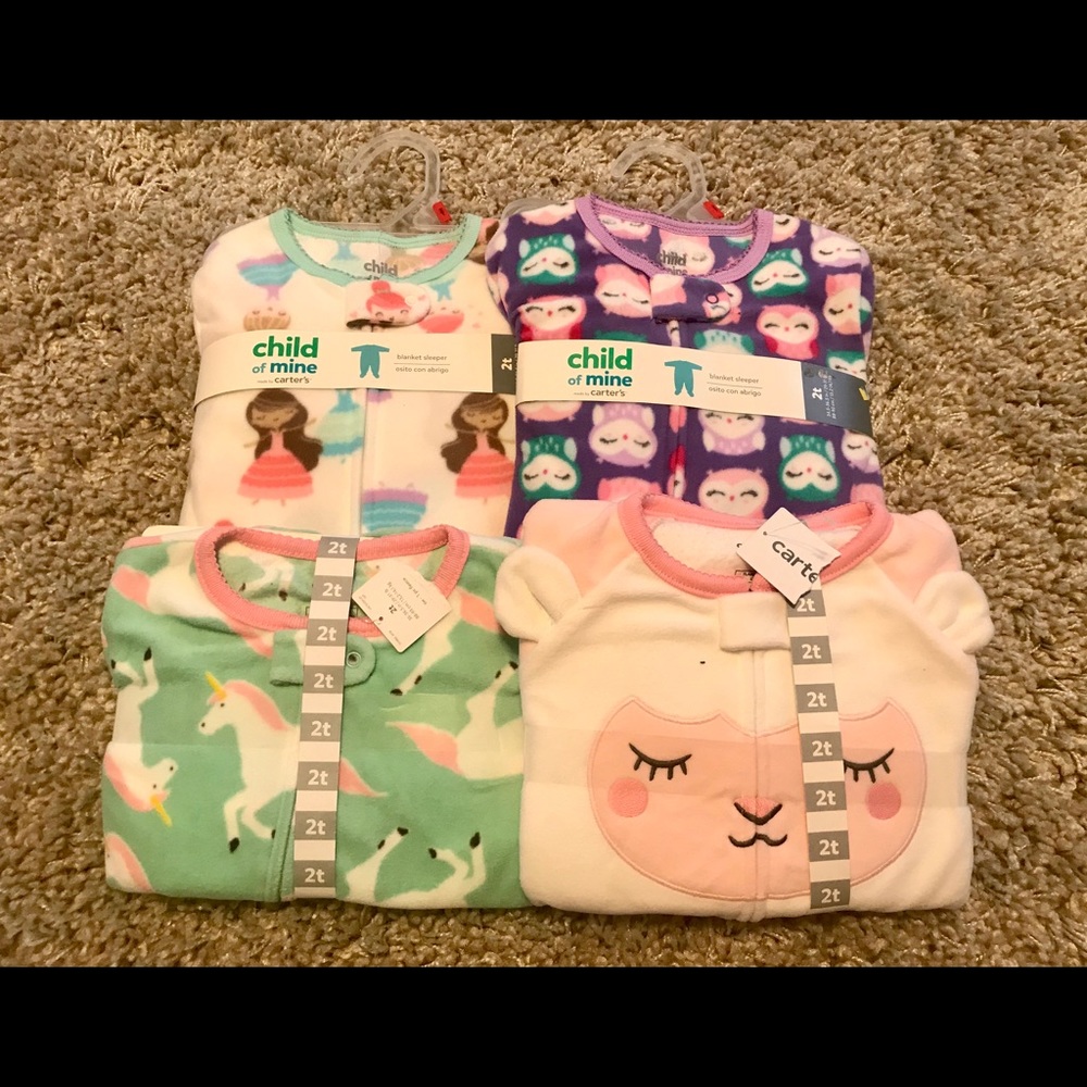 Carter’s Footed PJs 2T